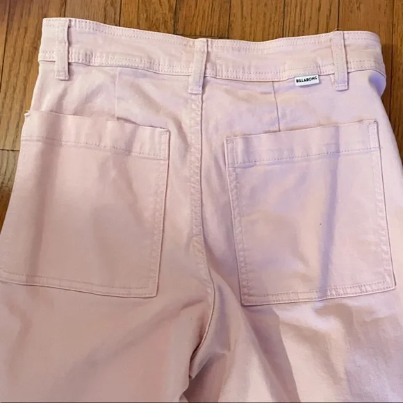 Billabong Light Pink Wide Leg Jeans - Picture 9 of 10
